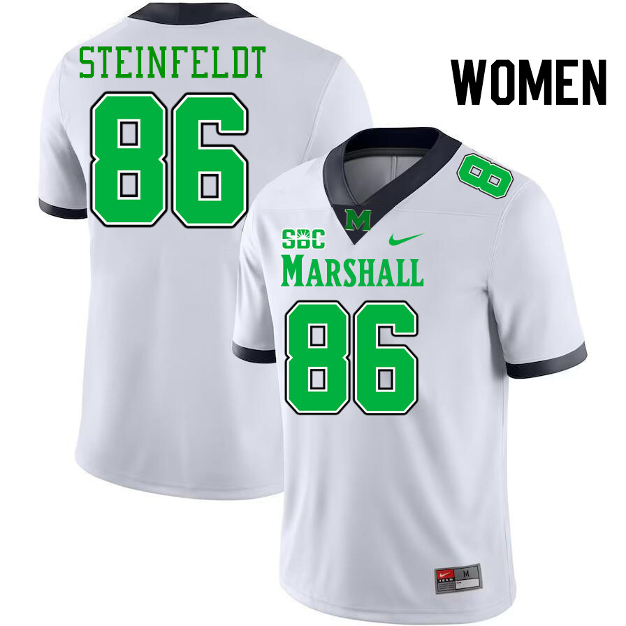 Women #86 Aidan Steinfeldt Marshall Thundering Herd SBC Conference College Football Jerseys Stitched
